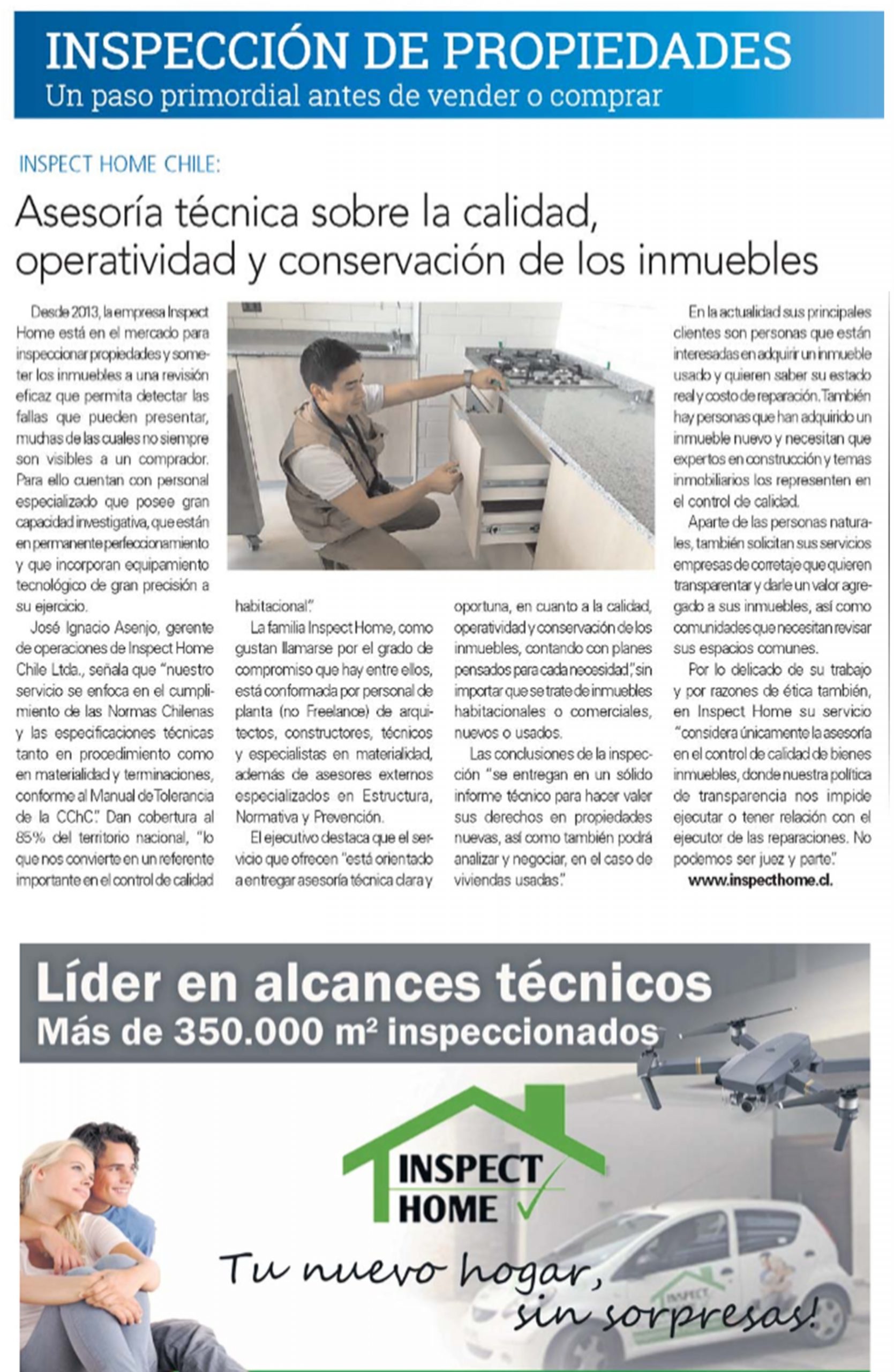 Entrevista el mercurio Inspect Home