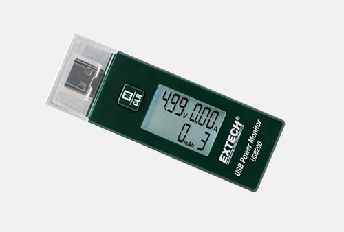 Analizador enchufes USB